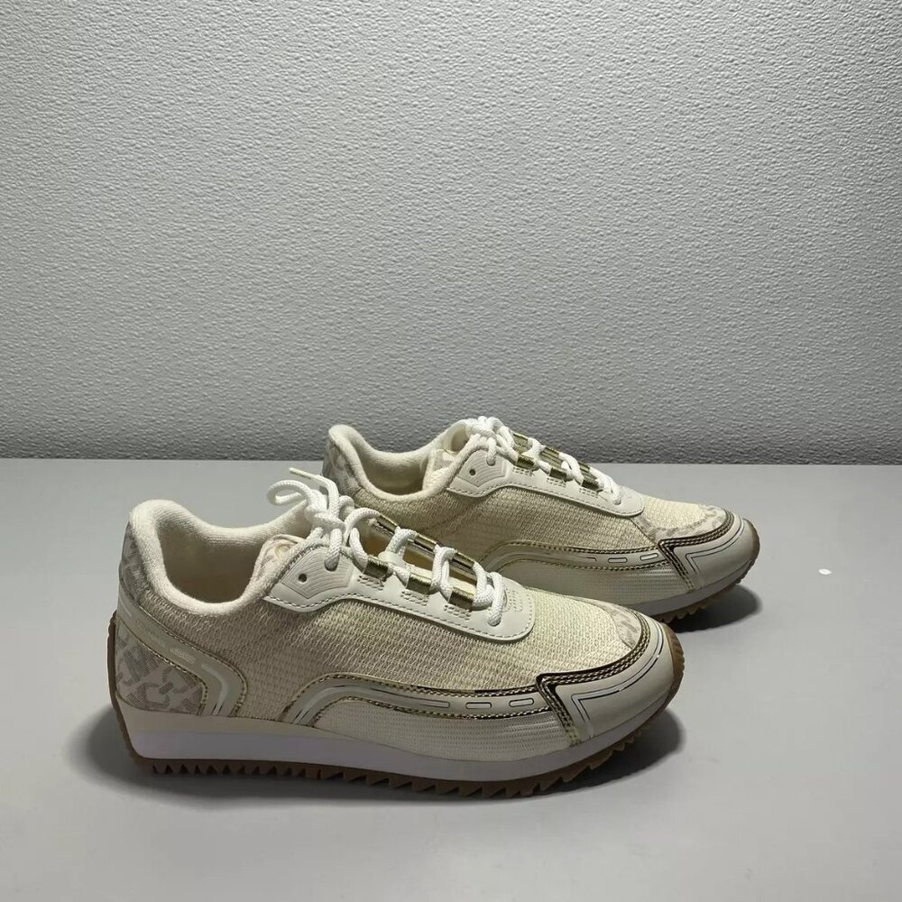 NEW MICHAEL KORS Byrdie Mixed-Media Trainer – Women's Size 8 Low-Top Sneaker - Picture 8 of 9